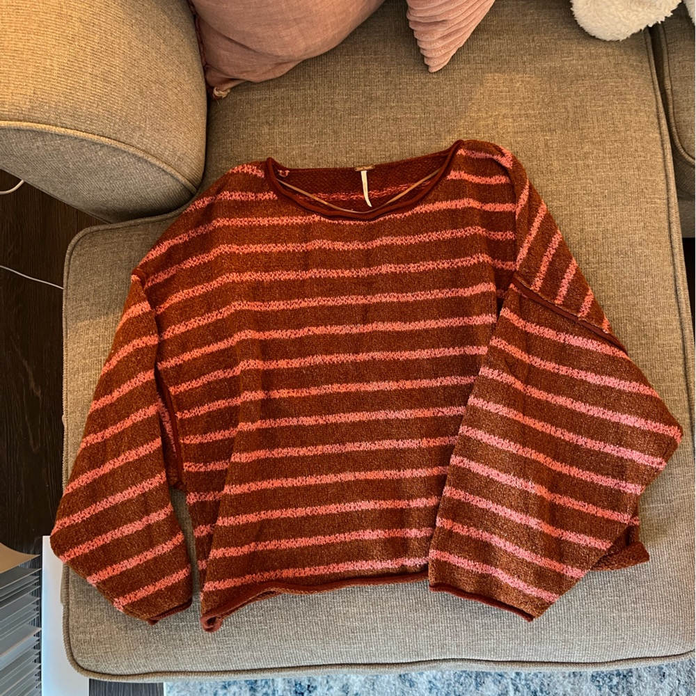 Striped free people sweater